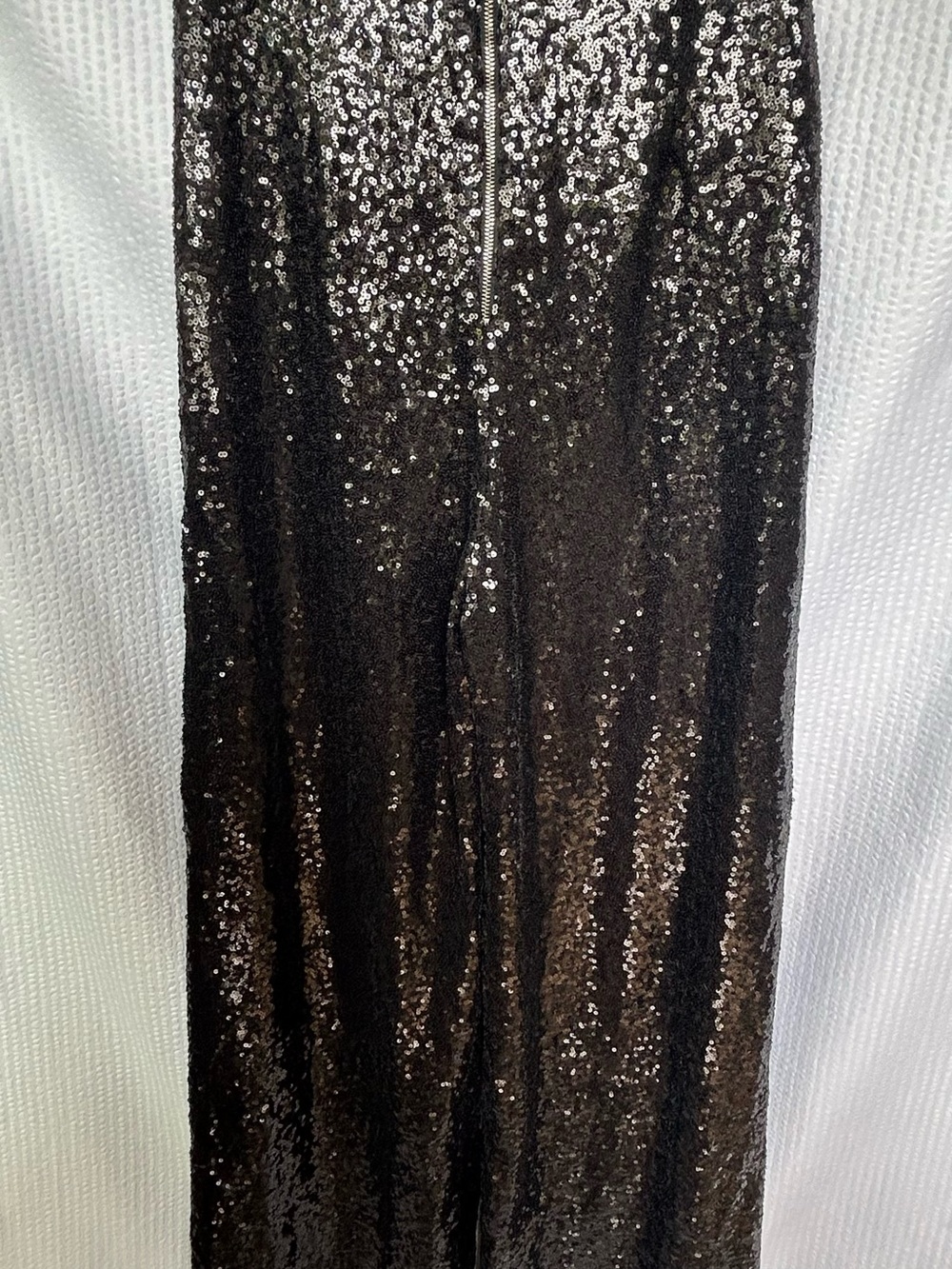 NWT Micas Black Sequin High Rise Wide Leg Party Pants Trousers Size XS - Picture 10 of 12